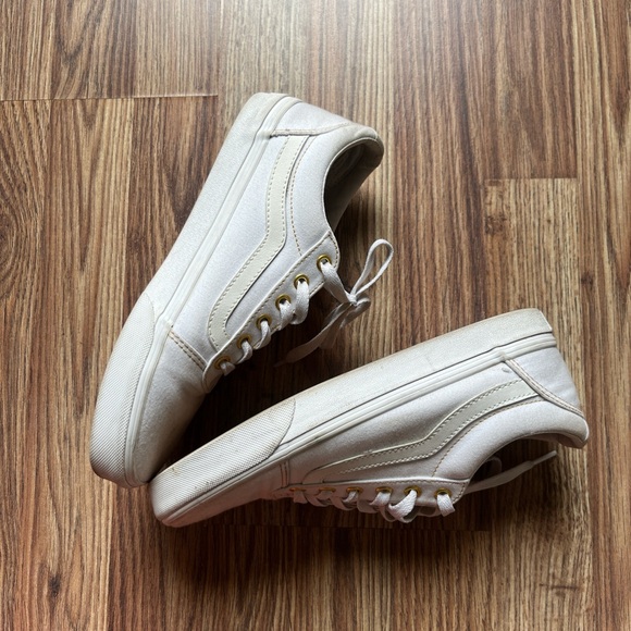 VANS “old skool” White & Gold - Picture 4 of 4